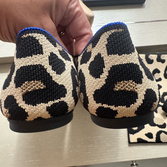 Rothy’s Square toe Leopard flats - Rare Find Sz 10.5 - Picture 7 of 8
